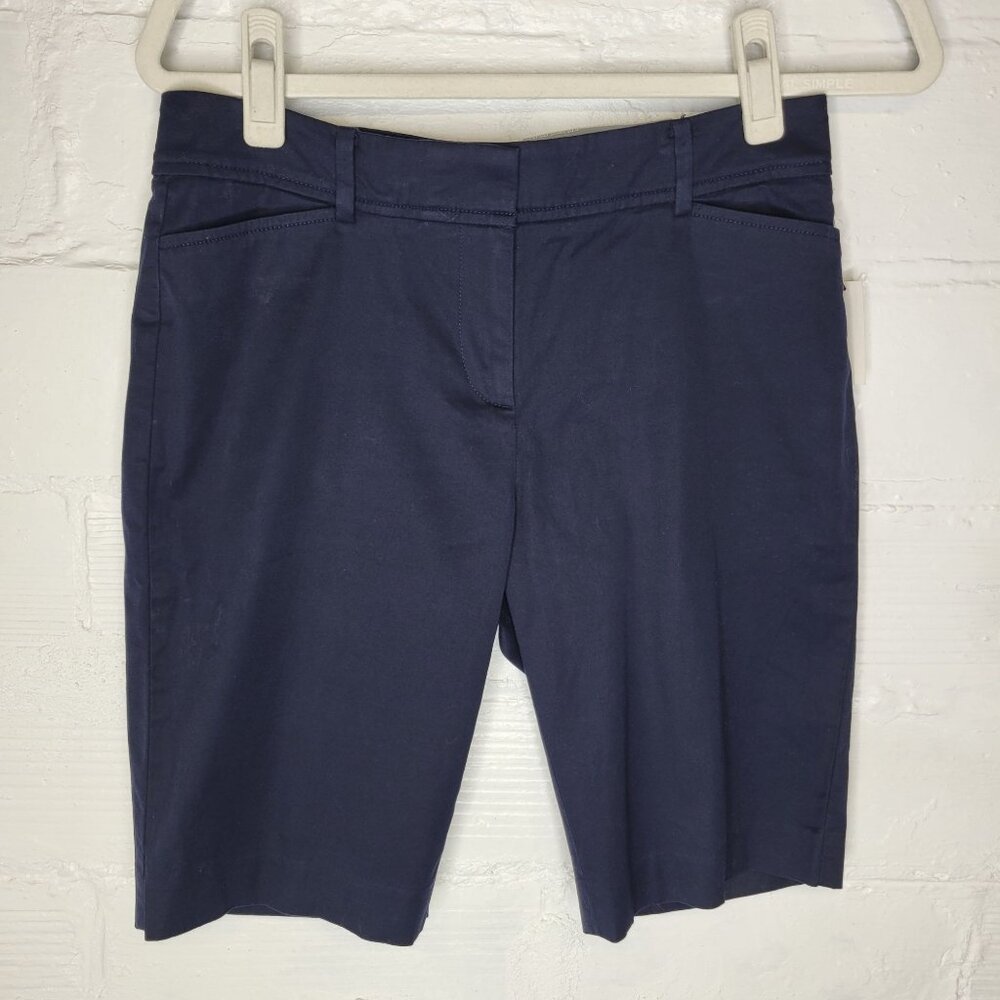 Talbots Women's Size 2 Perfect Short 10.5" Inseam Blue